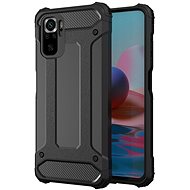 Hybrid Armor plastový kryt na Xiaomi Redmi Note 10 / 10S, černý - Phone Cover