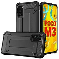Hybrid Armor plastový kryt na Xiaomi Redmi Note 10 5G / Poco M3 Pro, černý - Phone Cover