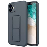 Kickstand silikonový kryt na iPhone 7/8/SE 2020, modrý - Phone Cover