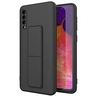 Kickstand silikonový kryt na Samsung Galaxy A50 / A30s, černý - Phone Cover