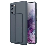 Kickstand silikonový kryt na Samsung Galaxy Note 20 Ultra, modrý - Phone Cover