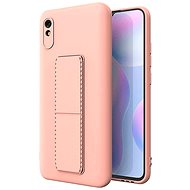 Kickstand silikonový kryt na Xiaomi Note 9 Pro / Note 9S, růžový - Phone Cover