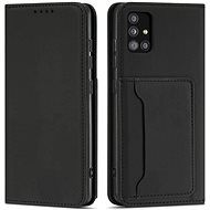 Magnet Card book leather case for Xiaomi Redmi Note 11 Pro 4G/5G, black - Phone Case