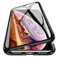 Magnetic Full Body Glass magnetické pouzdro na iPhone 12 mini, černé - Phone Case