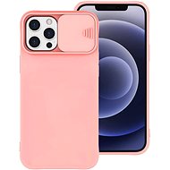 Privacy Lens silikonový kryt na iPhone 11 Pro Max, oranžový - Phone Cover