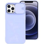 Privacy Lens silikonový kryt na iPhone 11 Pro Max, světlomodrý - Phone Cover