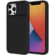 Privacy Lens silikonový kryt na iPhone 11 Pro, černý - Phone Cover