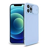 Privacy Lens silikonový kryt na iPhone 11 Pro, modrý - Phone Cover