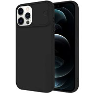 Privacy Lens silikonový kryt na iPhone 12 Pro, černý - Phone Cover