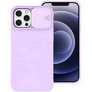 Privacy Lens silicone cover for iPhone 13 Pro Max, purple - Phone Cover