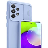 Privacy Lens silikonový kryt na Samsung Galaxy A33 5G, modrý - Phone Cover