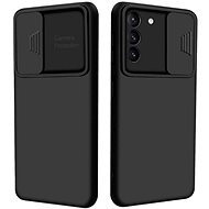 Privacy Lens silikonový kryt na Samsung Galaxy S21, černý - Phone Cover