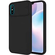 Privacy Lens silikonový kryt na Xiaomi Redmi 9A, černý - Phone Cover