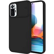 Privacy Lens silikonový kryt na Xiaomi Redmi Note 9, černý - Phone Cover