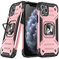 Ring Armor plastový kryt na iPhone 11 Pro, růžový - Phone Cover
