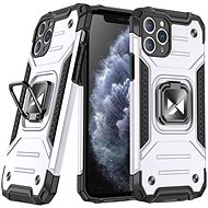 Ring Armor plastový kryt na iPhone 11 Pro, stříbrný - Phone Cover