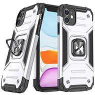 Ring Armor plastový kryt na iPhone 11, stříbrný - Phone Cover