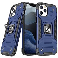 Ring Armor plastový kryt na iPhone 12 / 12 Pro, modrý - Phone Cover