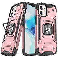Ring Armor plastic cover for iPhone 12 mini, pink - Phone Cover