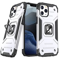 Ring Armor plastový kryt na iPhone 12 Pro Max, stříbrný - Phone Cover
