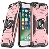 Ring Armor plastový kryt na iPhone 7/8/SE 2020, růžový - Phone Cover