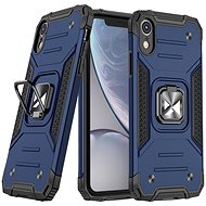 Ring Armor plastový kryt na iPhone XR, modrý - Phone Cover