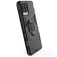Ring Armor plastový kryt na Realme 8 / 8 Pro, černý - Phone Cover