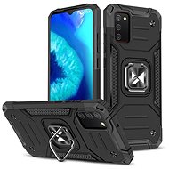 Ring Armor plastový kryt na Samsung Galaxy A03s, černý - Phone Cover