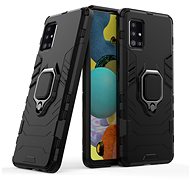 Ring Armor plastový kryt na Samsung Galaxy A51 5G, černý, 907607 - Phone Cover