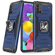 Ring Armor plastový kryt na Samsung Galaxy A51 5G, modrý - Phone Cover
