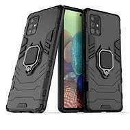 Ring Armor plastový kryt na Samsung Galaxy A71 5G, černý, 00288 - Phone Cover