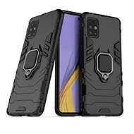 Ring Armor plastový kryt na Samsung Galaxy A71, černý - Phone Cover