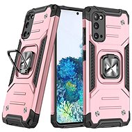 Ring Armor plastový kryt na Samsung Galaxy S20, růžový - Phone Cover