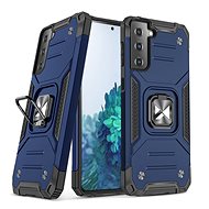 Ring Armor plastic cover for Samsung Galaxy S22 Plus, blue - Phone Cover