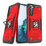 Ring Armor plastic cover for Samsung Galaxy S22, red - Phone Cover