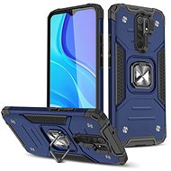 Ring Armor plastový kryt na Xiaomi Redmi 10X 4G / Redmi Note 9, modrý - Phone Cover