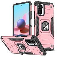 Ring Armor plastový kryt na Xiaomi Redmi Note 10 / 10S, růžový - Phone Cover
