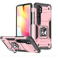 Ring Armor plastový kryt na Xiaomi Redmi Note 10 Pro, růžový - Phone Cover