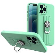 Ring silikonový kryt na Xiaomi Redmi Note 10 5G / Poco M3 Pro, zelený - Phone Cover