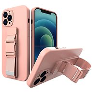 Rope silicone cover for Samsung Galaxy A53 5G, pink - Phone Cover