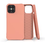 Soft Color kryt na iPhone 12 Pro Max, oranžový - Phone Cover