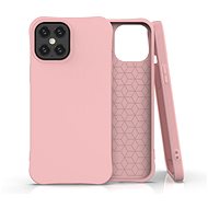 Soft Color kryt na iPhone 12 Pro Max, růžový - Phone Cover