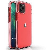 Spring Case silikonový kryt na iPhone 12 mini, svetloružový - Phone Cover