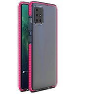 Spring Case silikonový kryt na Samsung Galaxy A21s, růžový - Phone Cover