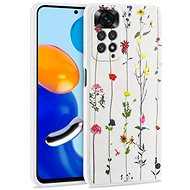 Tech-Protect Mood silikonový kryt na Xiaomi Redmi Note 11 / 11S, garden white - Phone Cover