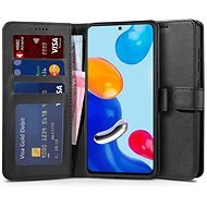 Tech-Protect Wallet knižkové puzdro na Xiaomi Redmi Note 11 Pro/11 Pro 5G, čierne - Puzdro na mobil