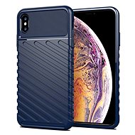 Thunder silikonový kryt na iPhone XS Max, modrý - Phone Cover