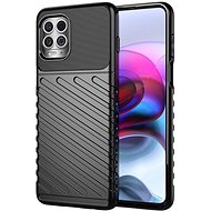Thunder silikonový kryt na Motorola Moto G100 / Edge S, černý - Phone Cover