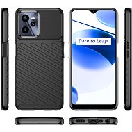 Thunder silikonový kryt na Realme C35, černý - Phone Cover
