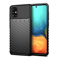 Thunder silikonový kryt na Samsung Galaxy A21S, černý - Phone Cover